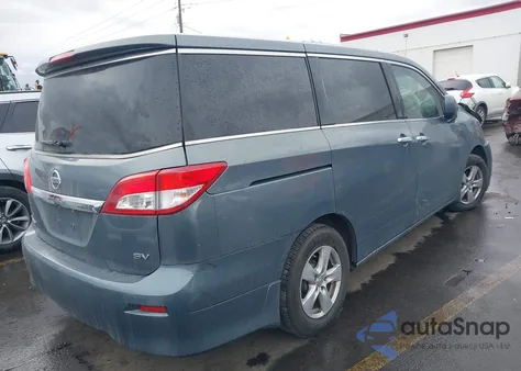 2012 Nissan Quest Sv z USA, uszkodzony, nr VIN JN8AE2KP5C9034709